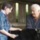 Farmer and vet